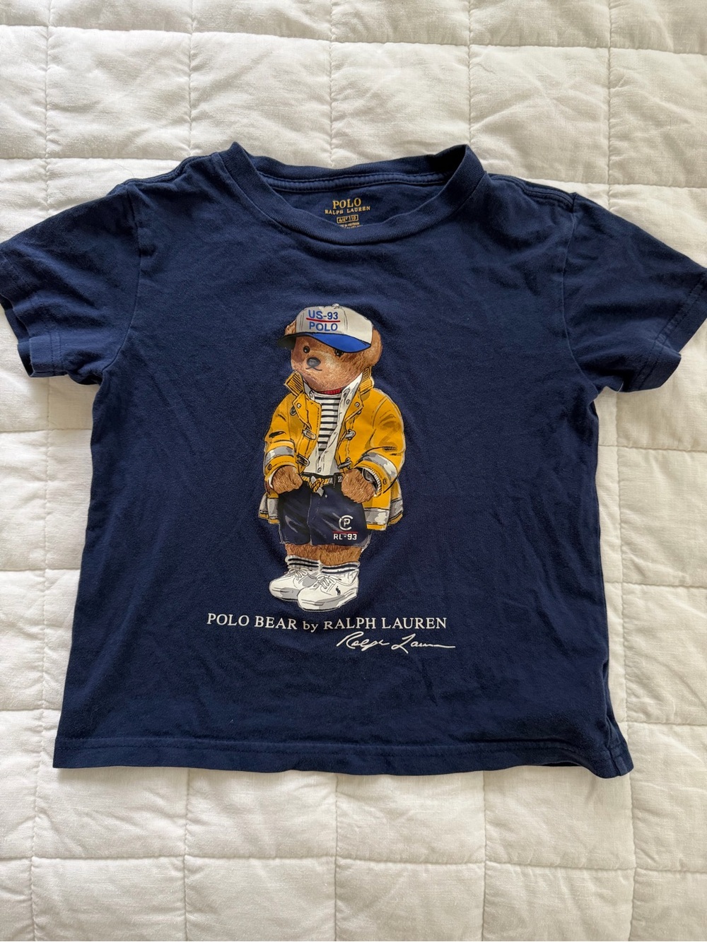 Polo by Ralph Lauren Navy Tee with Polo Bear Graphic